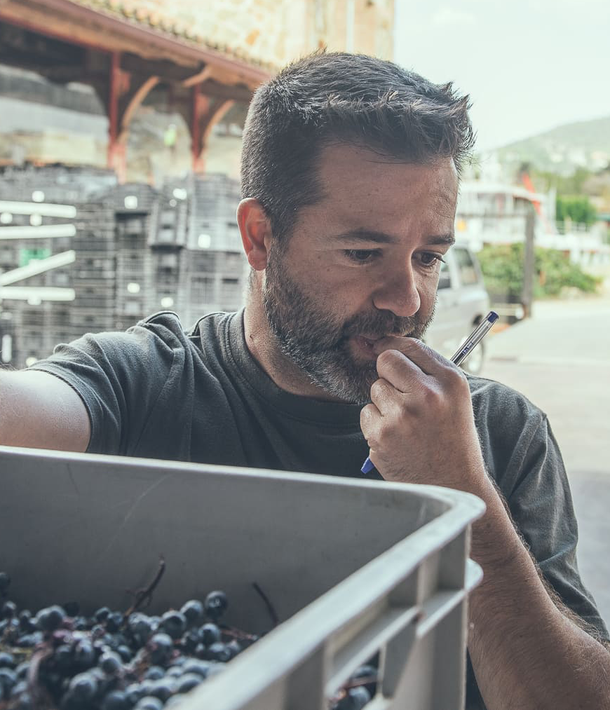 Xavier Garcia, winemaker at Celler Marfil